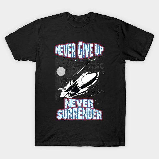 Never Surrender Pro Trump T-Shirt by printalpha-art